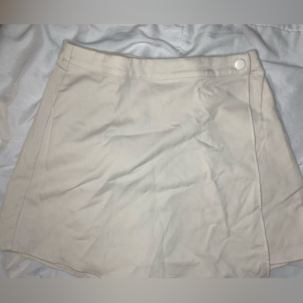 White Skort